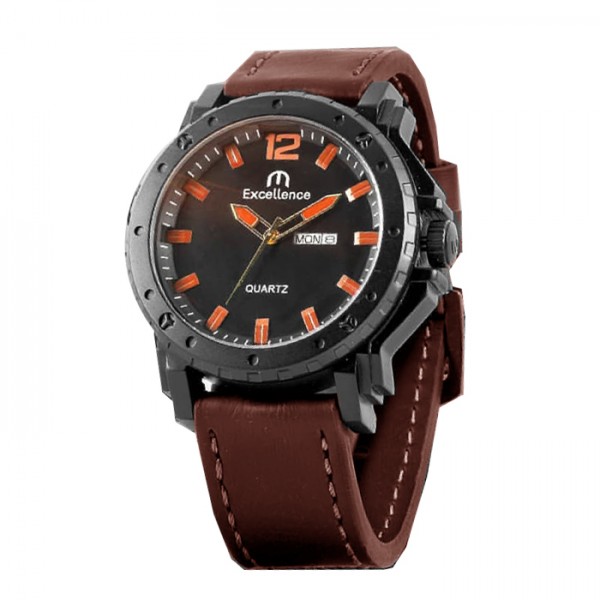 Excellence 8310 Black Orange Brown Leather MELIPBAORBO